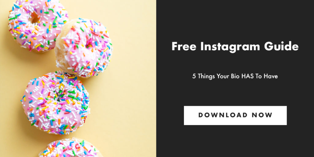 Free Instagram Guide: 5 things your Bio HAS to have